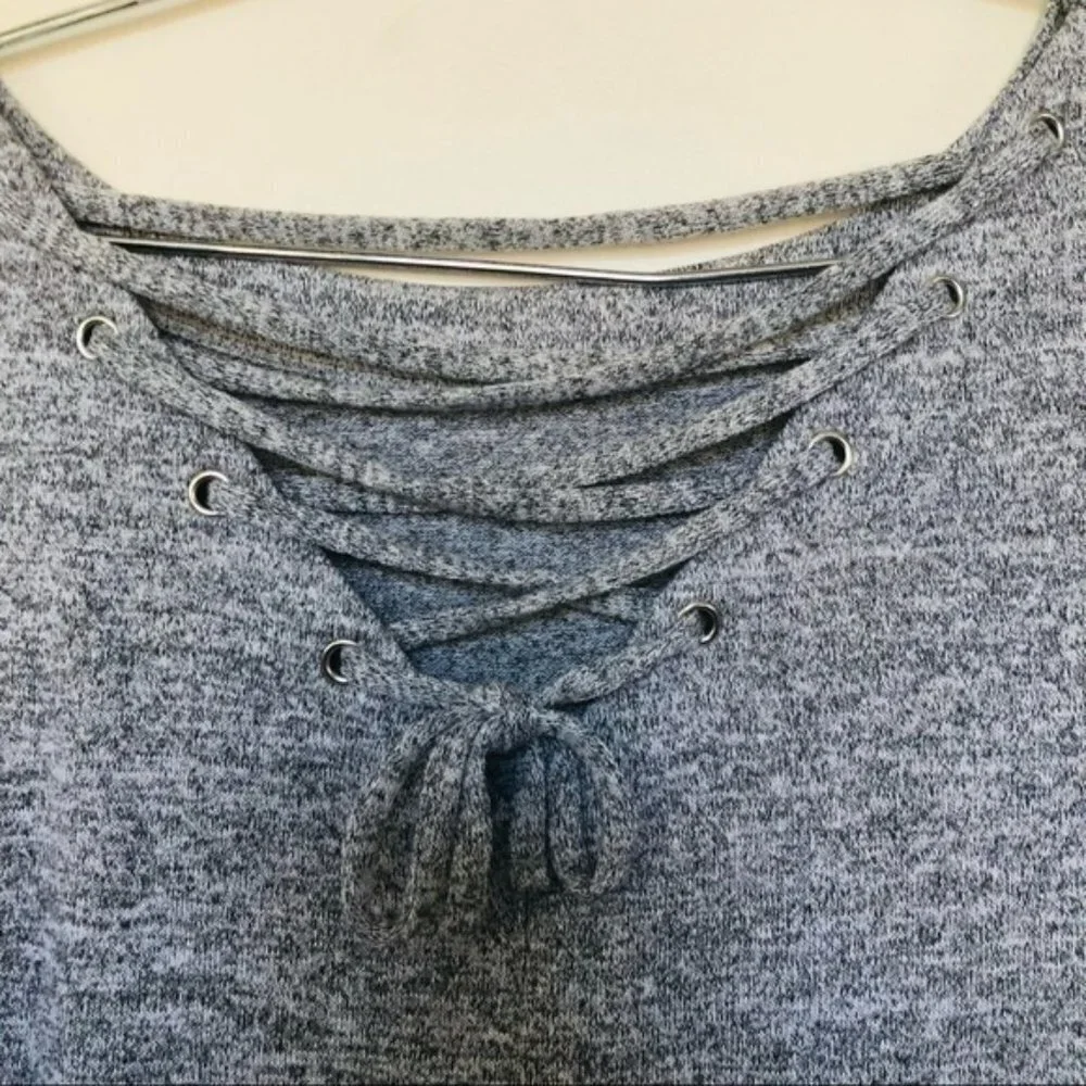 Banana Republic Luxespun Heather Grey Tee- Size XS- NWT - Picture 6 of 9